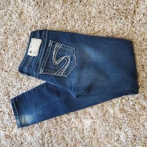 Silver Camden skinny jeans